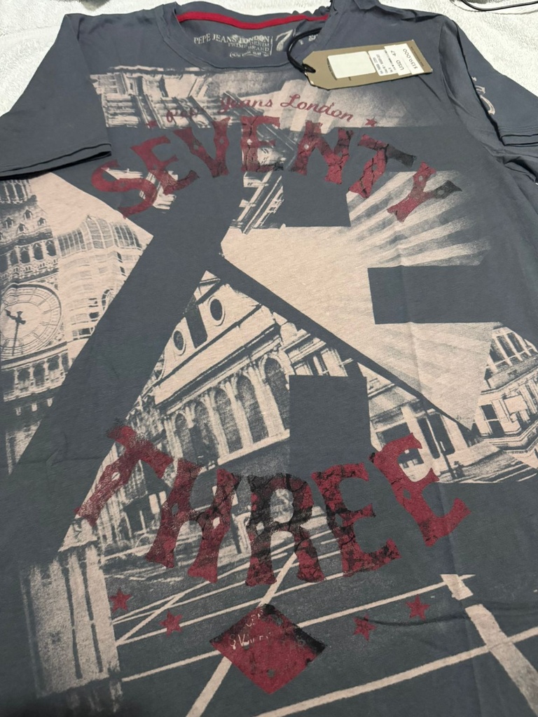Camiseta Pepe Jeans Londres Gris talla M