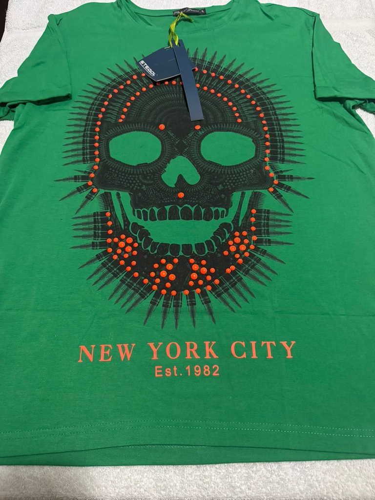 Camiseta Calabera verde Talla XL