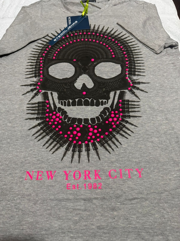 Camiseta Calabera GrisTalla XXL