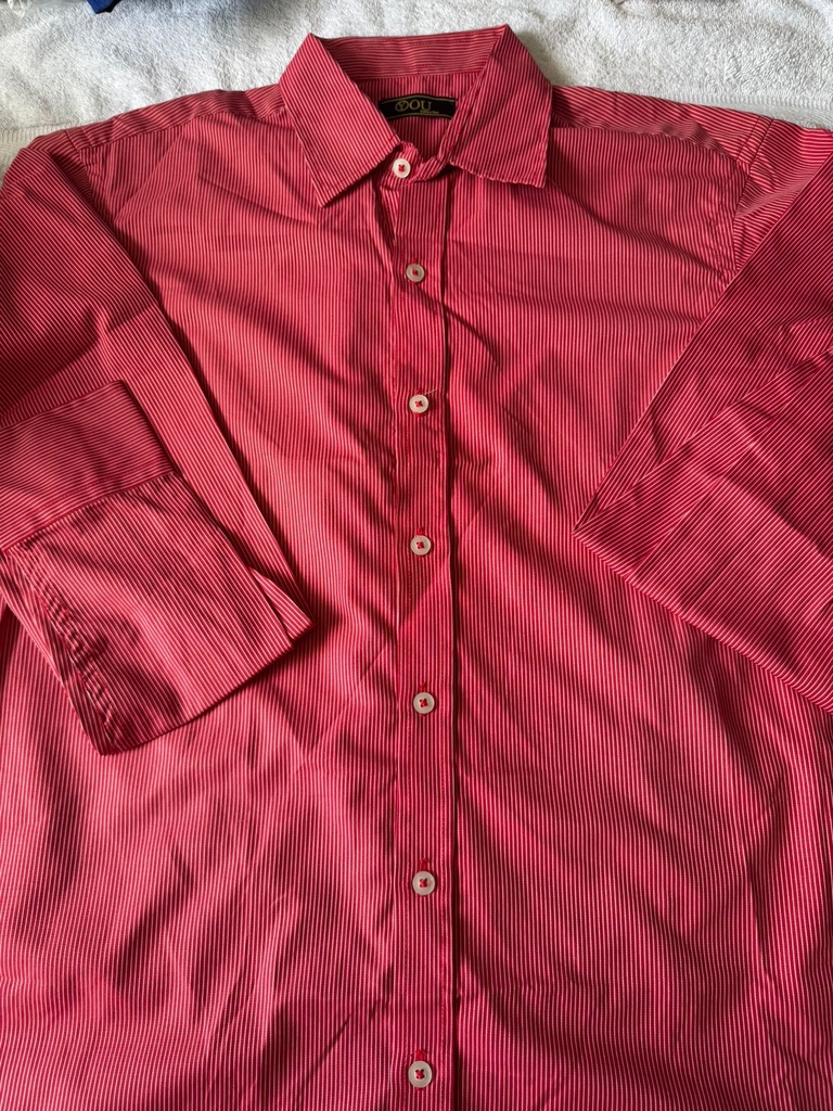 Camisa Manga Larga You Talla M Rojo Rayas