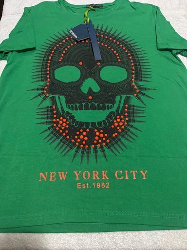 Camiseta Calabera verde Talla XL