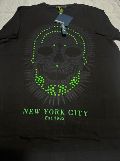 Camiseta Calabera Negra Talla XL