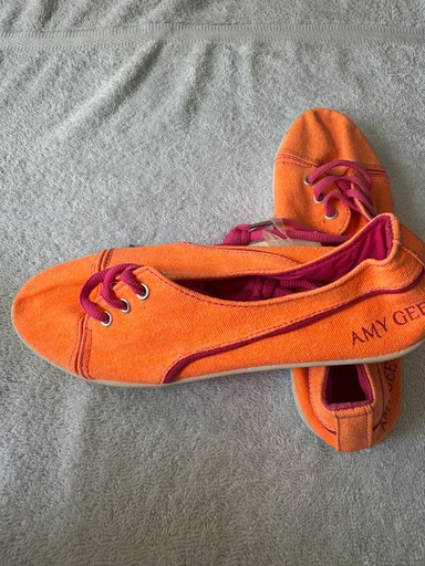 Baleta Amy Gee Talla 39 Naranja Fluorescente 