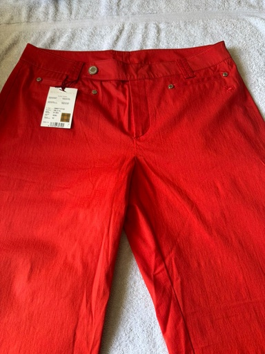 Pantalon Burberry Talla S Naranja