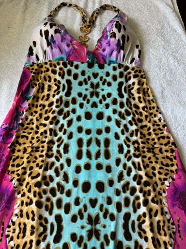 Vestido You Talla Única  Largo Animal Print Colores